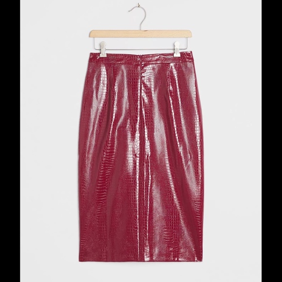 Anthropologie Sunday in Brooklyn Maxine Faux Leather Pencil Skirt - Picture 2 of 14
